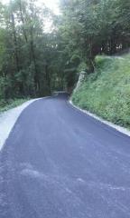 Dela na cesti Idrija pri Bači–Ponikve zaključena 1